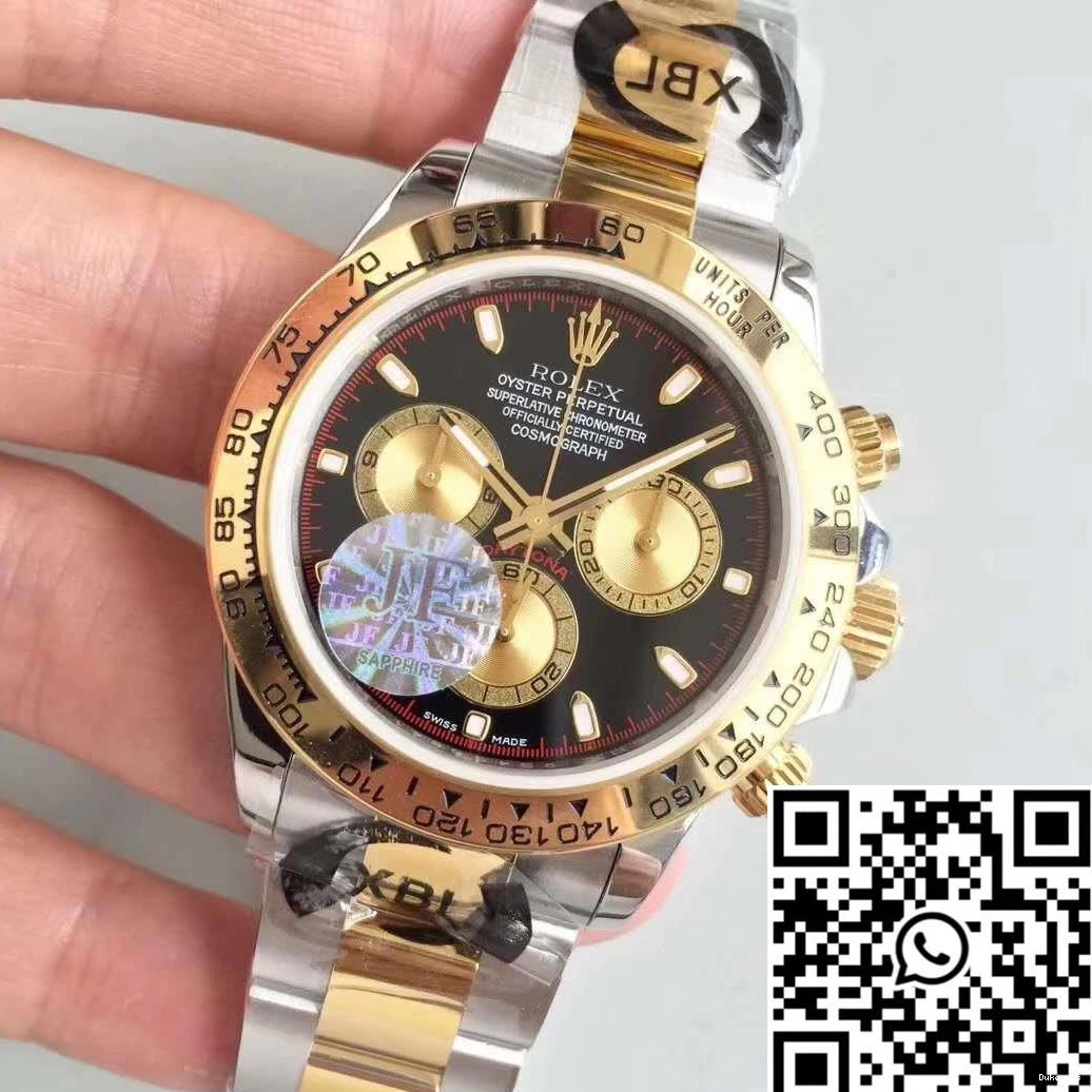 JF 116503 Factory Black Rolex Cosmograph Daytona Dial 0507